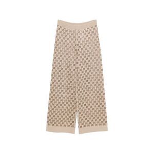 Gucci Women Gg Wool Trousers